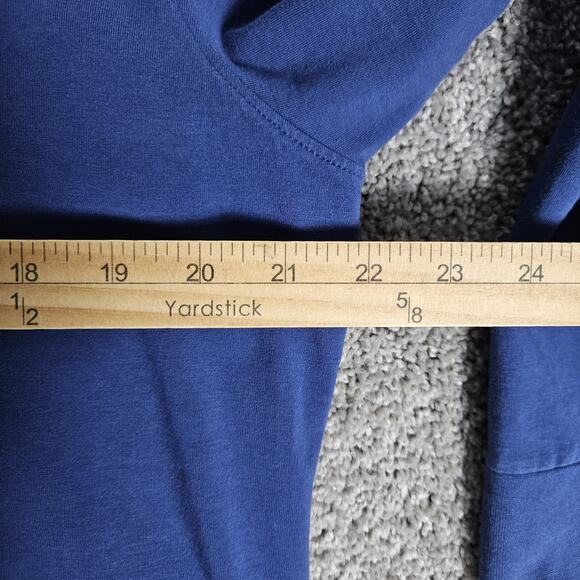 B Draddy Shirt Mens Large Blue Polo Stretch Golf Faded Pima Cotton Blend *Read* - Picture 5 of 12